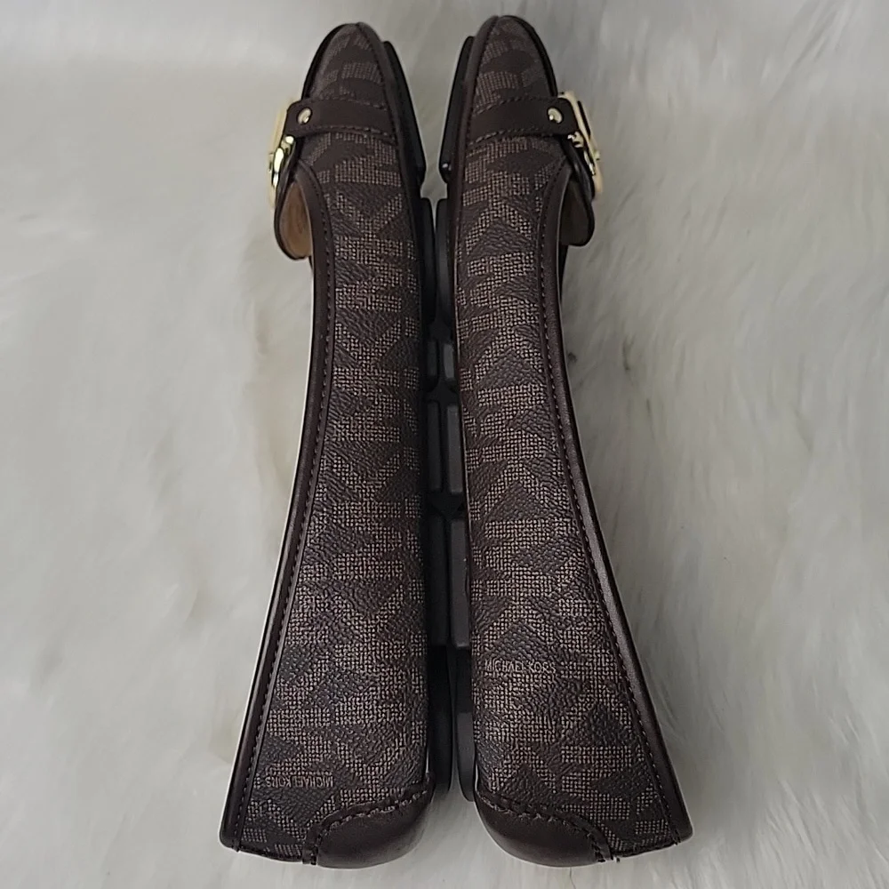 MICHAEL KORS Fulton Signature MK Monogram Logo Moccasin Designer Loafer Flats 9 - Picture 5 of 10
